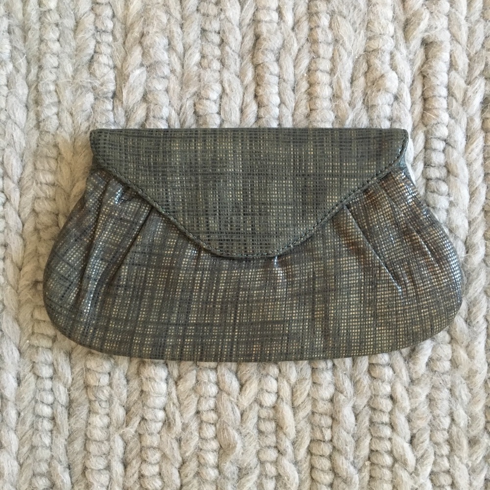 Lauren Merkin Charlotte Clutch- teal weave